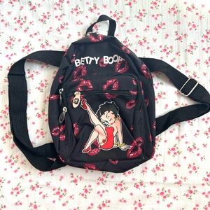 🌷 Betty Boop Mini Backpack